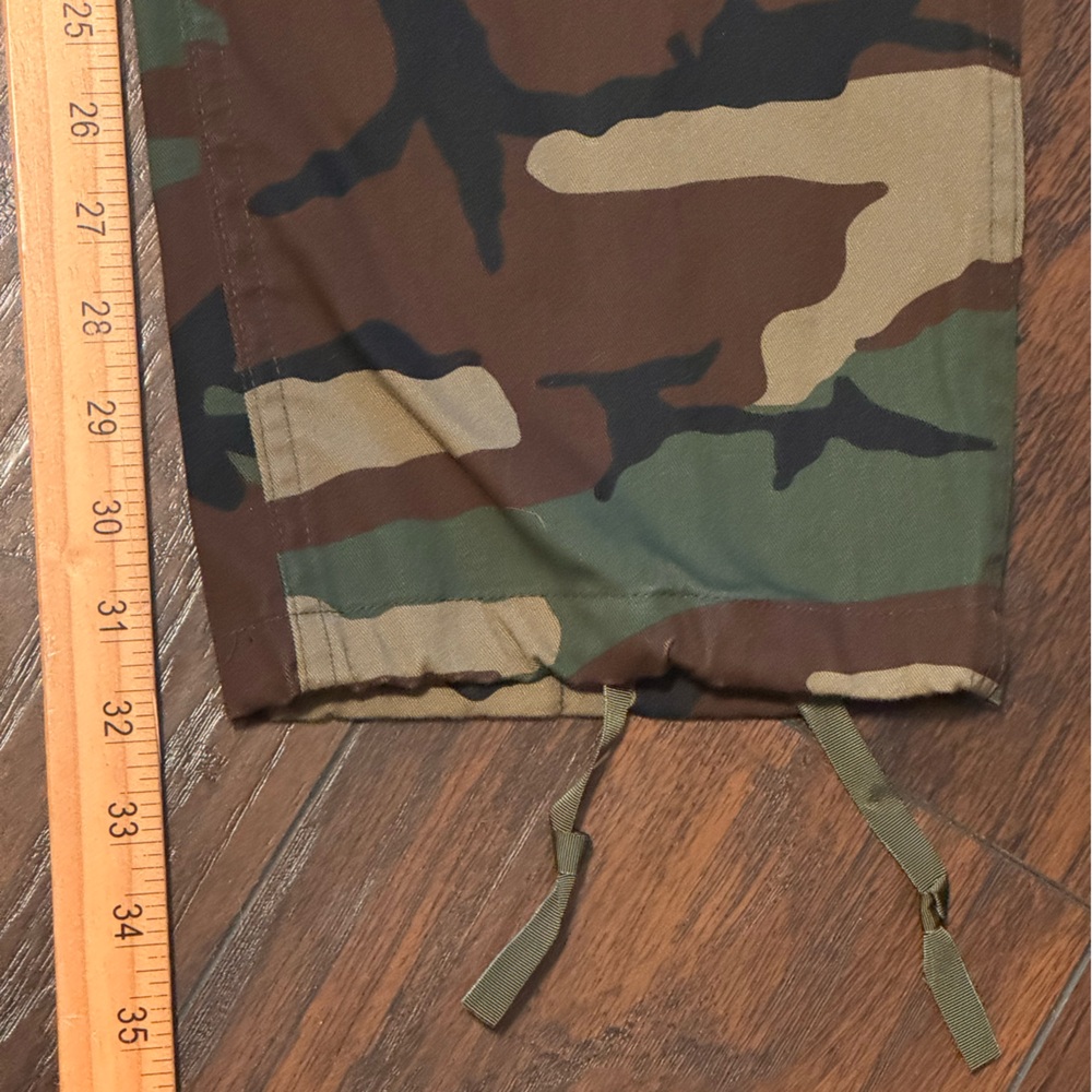 US Army BDU Woodland Camo Trouser Combat Propper Pants Large - Picture 4 of 11